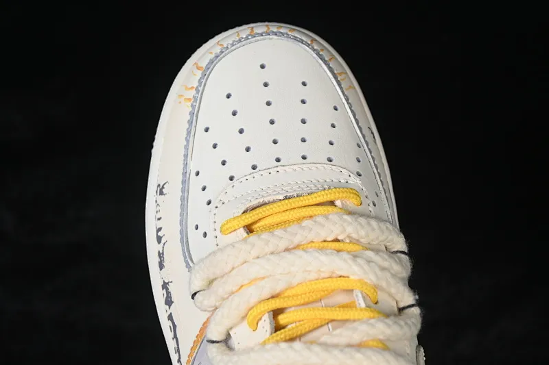All categories Nk Air Force 1 Air Force series Nk Air Force 1 Low Air Force low-top Nike Air Force 1'07 Low "Graffiti White Paper" Hand-painted graffiti Graffiti White Paper Air Force low-top casual sneakers DB3301-101